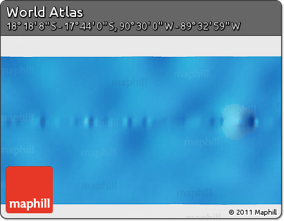 Shaded Relief 3D Map of the Area around 18° 1' 4" S, 90° 1' 30" W