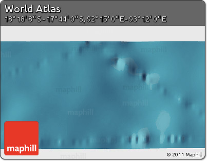Satellite 3D Map of the Area around 18° 1' 4" S, 92° 43' 29" E