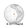 Outline Map of the Area around 18° 1' 4" S, 95° 7' 30" W, rectangular outline