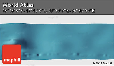 Satellite Panoramic Map of the Area around 18° 1' 4" S, 96° 7' 30" E