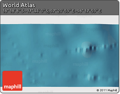 Satellite 3D Map of the Area around 18° 1' 4" S, 97° 49' 29" E