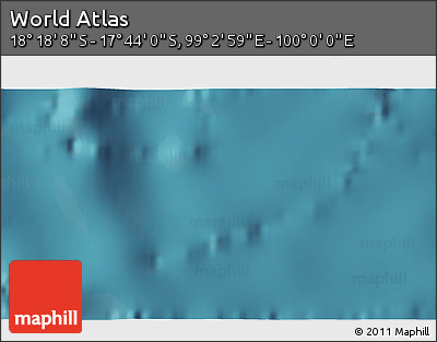Satellite 3D Map of the Area around 18° 1' 4" S, 99° 31' 30" E