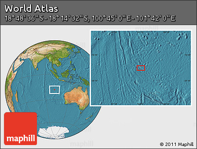 Satellite Location Map of the Area around 18° 31' 34" S, 101° 13' 29" E