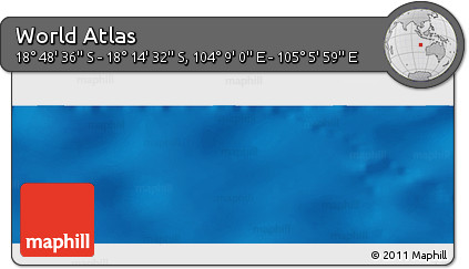 Physical Panoramic Map of the Area around 18° 31' 34" S, 104° 37' 30" E