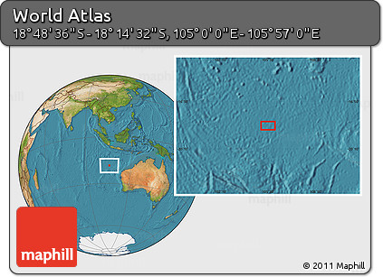 Satellite Location Map of the Area around 18° 31' 34" S, 105° 28' 29" E