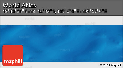 Physical Panoramic Map of the Area around 18° 31' 34" S, 105° 28' 29" E