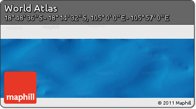 Physical Panoramic Map of the Area around 18° 31' 34" S, 105° 28' 29" E