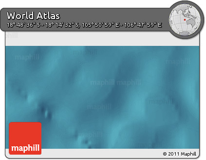 Satellite 3D Map of the Area around 18° 31' 34" S, 106° 19' 29" E
