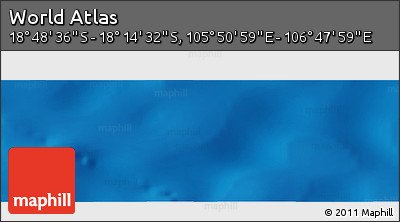 Physical Panoramic Map of the Area around 18° 31' 34" S, 106° 19' 29" E