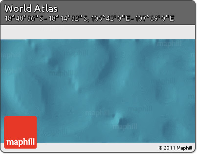Satellite 3D Map of the Area around 18° 31' 34" S, 107° 10' 30" E