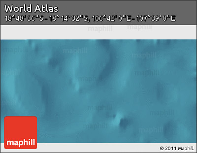 Satellite 3D Map of the Area around 18° 31' 34" S, 107° 10' 30" E