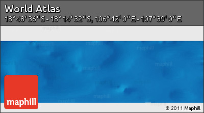 Physical Panoramic Map of the Area around 18° 31' 34" S, 107° 10' 30" E