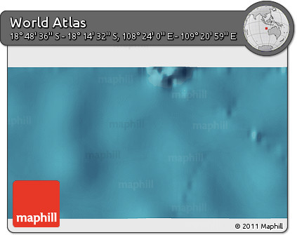 Satellite 3D Map of the Area around 18° 31' 34" S, 108° 52' 30" E