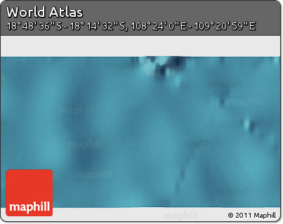 Satellite 3D Map of the Area around 18° 31' 34" S, 108° 52' 30" E
