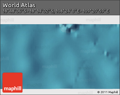 Satellite 3D Map of the Area around 18° 31' 34" S, 108° 52' 30" E