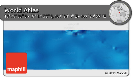 Physical Panoramic Map of the Area around 18° 31' 34" S, 108° 52' 30" E
