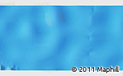 Physical 3D Map of the area around 18° 31' 34" S, 108° 43' 29" W