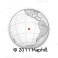 Outline Map of the Area around 18° 31' 34" S, 108° 43' 29" W, rectangular outline