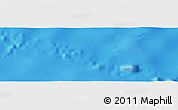 Physical Panoramic Map of the area around 18° 31' 34" S, 109° 34' 29" W