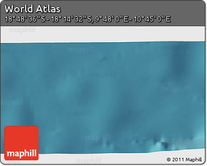 Satellite 3D Map of the Area around 18° 31' 34" S, 10° 16' 30" E