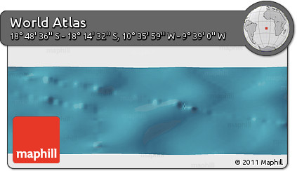 Satellite Panoramic Map of the Area around 18° 31' 34" S, 10° 7' 30" W