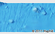 Physical 3D Map of the area around 18° 31' 34" S, 110° 25' 30" W