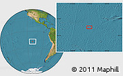Satellite Location Map of the area around 18° 31' 34" S, 110° 25' 30" W