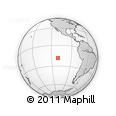 Outline Map of the Area around 18° 31' 34" S, 110° 25' 30" W, rectangular outline