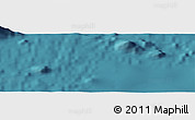 Satellite Panoramic Map of the area around 18° 31' 34" S, 110° 25' 30" W