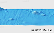 Shaded Relief Panoramic Map of the area around 18° 31' 34" S, 110° 25' 30" W