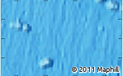 Shaded Relief Map of the area around 18° 31' 34" S, 112° 7' 30" W