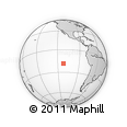 Outline Map of the Area around 18° 31' 34" S, 112° 7' 30" W, rectangular outline
