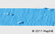 Shaded Relief Panoramic Map of the area around 18° 31' 34" S, 112° 7' 30" W