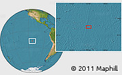 Satellite Location Map of the area around 18° 31' 34" S, 112° 58' 29" W
