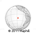 Outline Map of the Area around 18° 31' 34" S, 115° 31' 30" W, rectangular outline