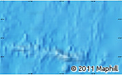 Physical Map of the area around 18° 31' 34" S, 117° 13' 29" W
