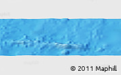 Shaded Relief Panoramic Map of the area around 18° 31' 34" S, 117° 13' 29" W