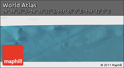 Satellite Panoramic Map of the Area around 18° 31' 34" S, 118° 13' 29" E
