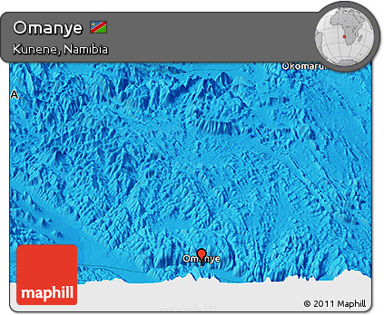 Political Panoramic Map of Omanye