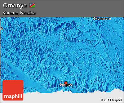 Political Panoramic Map of Omanye
