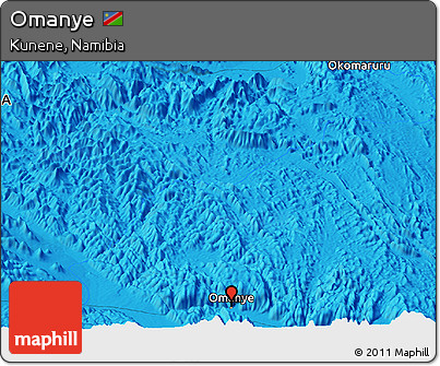 Political Panoramic Map of Omanye