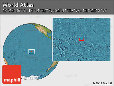 Satellite Location Map of the Area around 18° 31' 34" S, 134° 13' 29" W