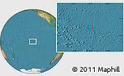 Satellite Location Map of the area around 18° 31' 34" S, 134° 13' 29" W