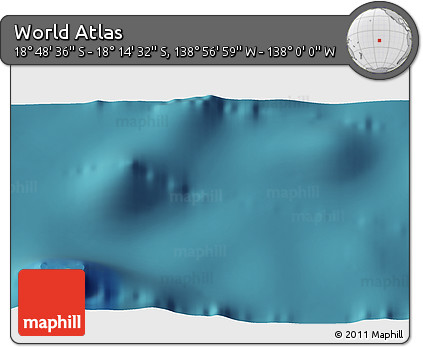 Satellite 3D Map of the Area around 18° 31' 34" S, 138° 28' 29" W