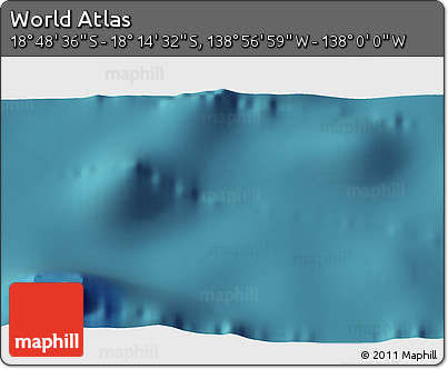 Satellite 3D Map of the Area around 18° 31' 34" S, 138° 28' 29" W