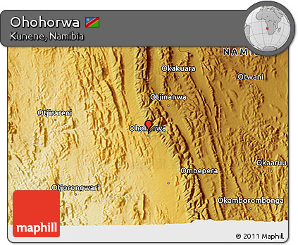 Physical 3D Map of Ohohorwa