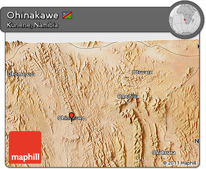 Satellite 3D Map of Ohinakawe