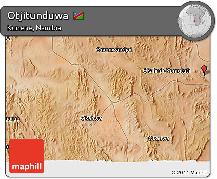 Satellite 3D Map of Otjitunduwa
