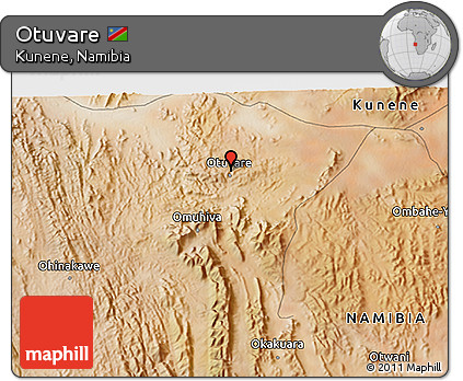 Satellite 3D Map of Otuvare