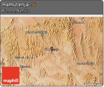 Satellite 3D Map of Hamutenja
